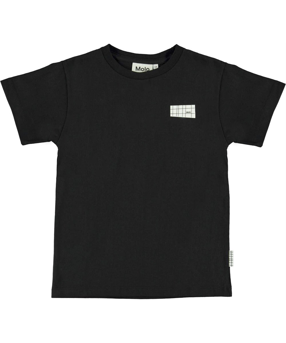 Rasmus - Black - Black organic t-shirt
