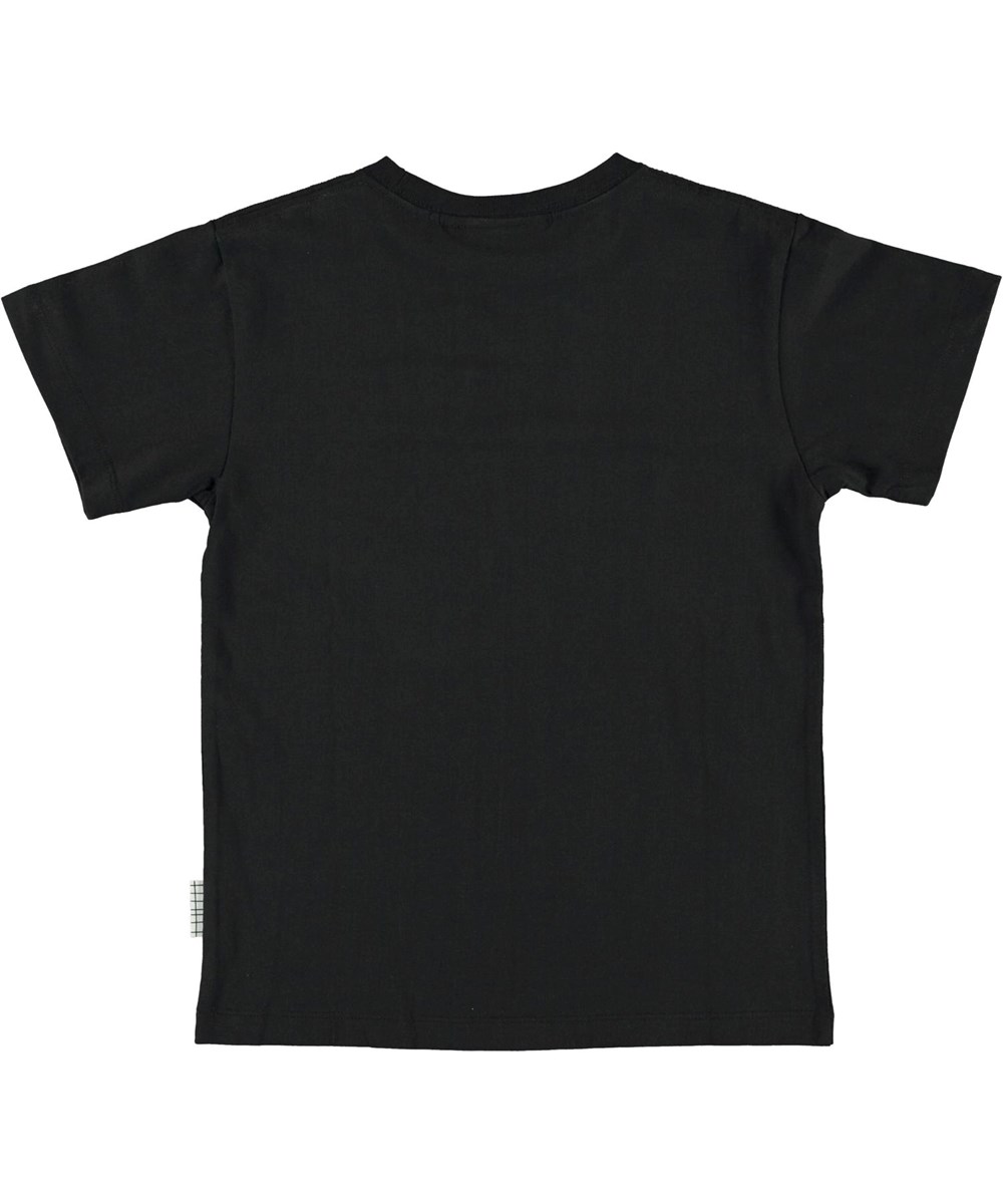 Rasmus - Black - Black organic t-shirt