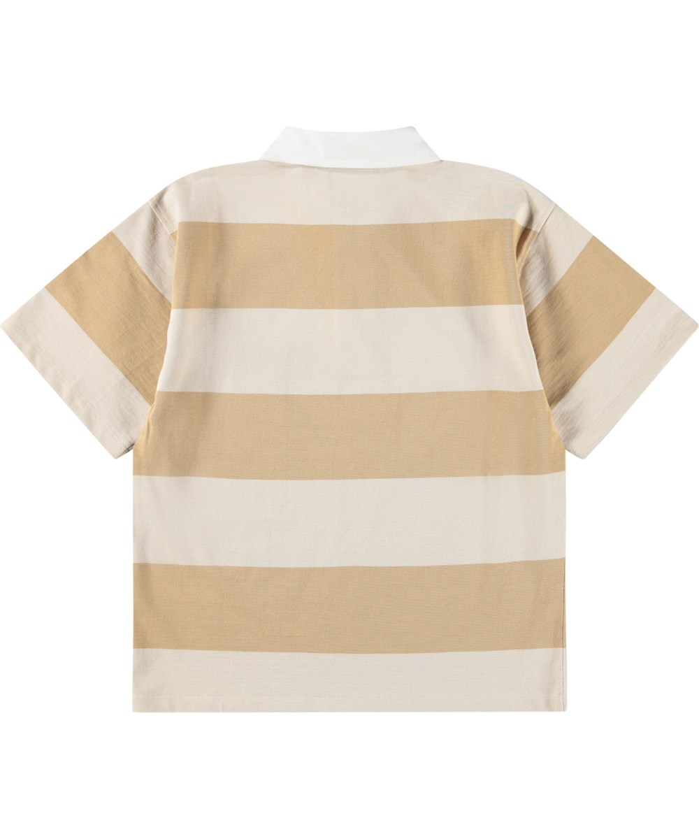 Reef - Daylight Sand - Striped polo shirt for children made of organic cotton