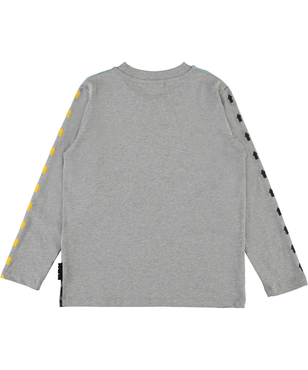 Reif - Hovercraft - Grey organic top with flying man 