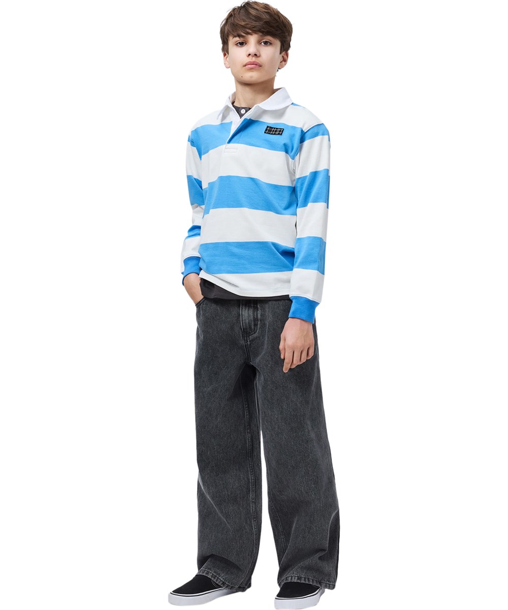 Relz - Day Tide - Rugby shirt for children made of organic cotton 