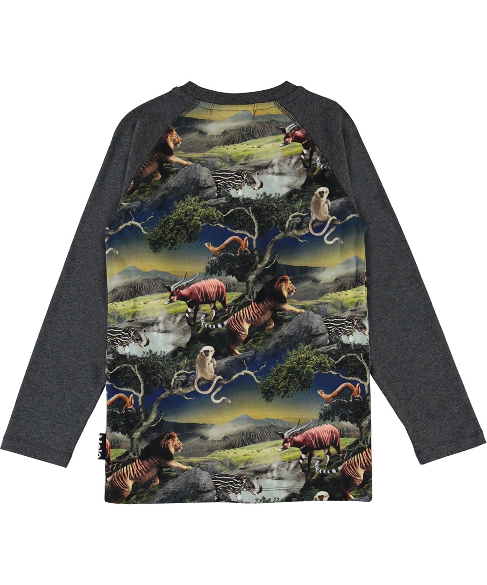 Remington - Future Animals - Organic top with animals 