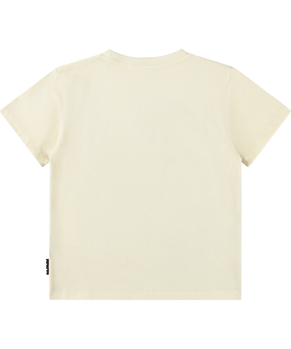 Riley - Beaurillas - Beige T-shirt for children made of organic cotton