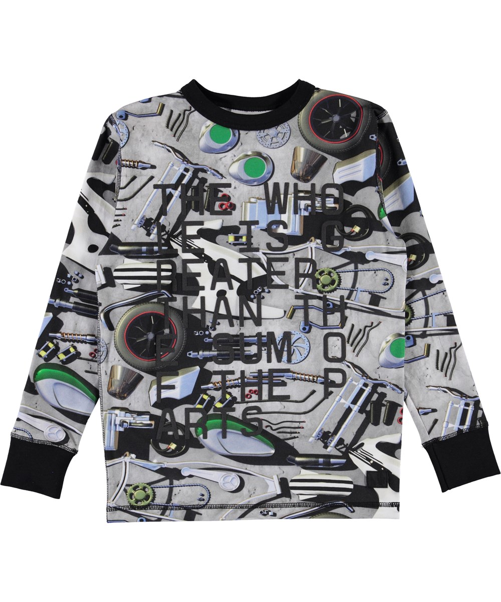Rill - Motorcycle Parts - Long sleeve t-shirt with motorcycle parts