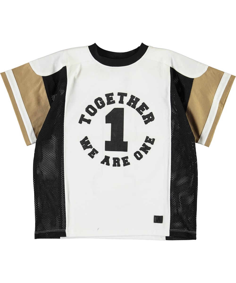 Ritter - White Star - Black and white sports t-shirt