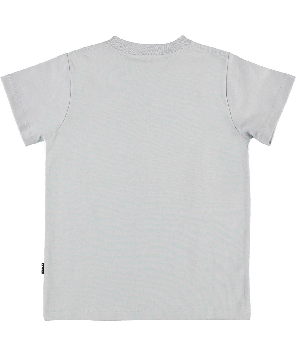 Road - Summer World - Grey t-shirt with palm tree print