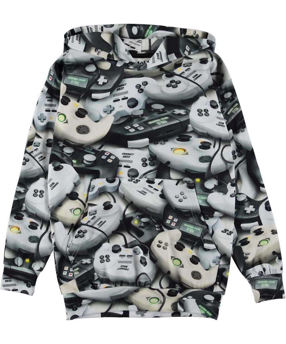 Romo - Connected - Organic hoodie with gaming print