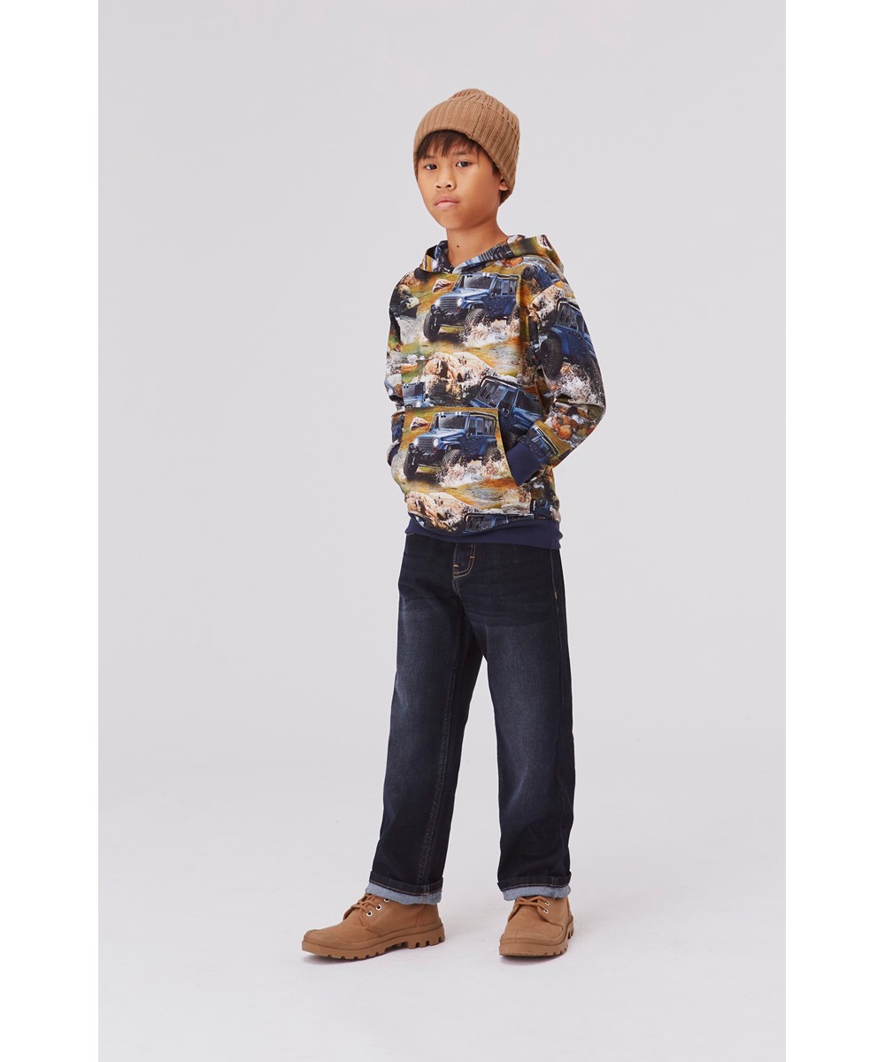 Romo - Jeeps - Organic hoodie with jeep print