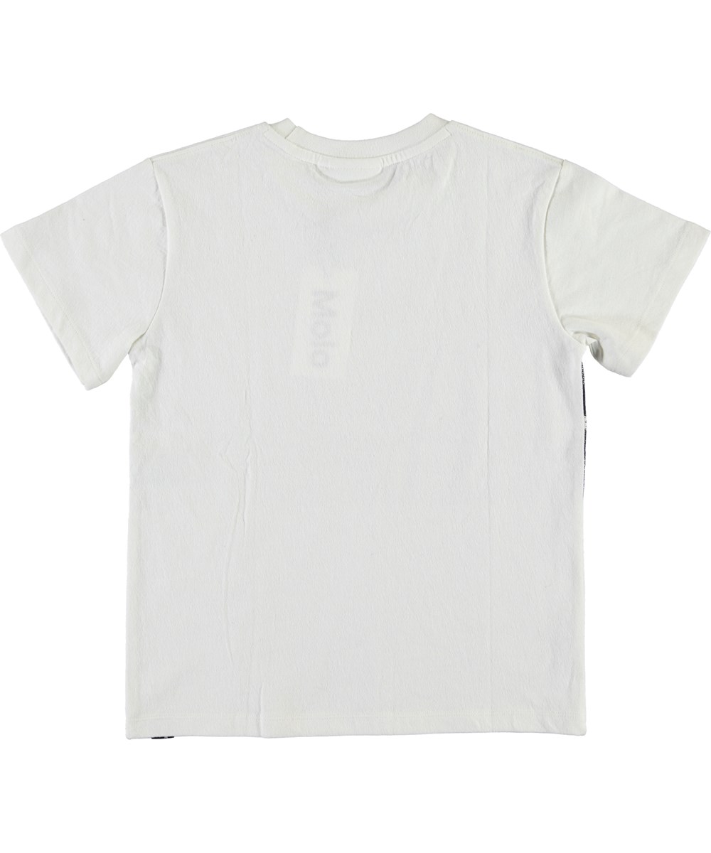 Roxo - Grainy Skaters - White t-shirt with skate print
