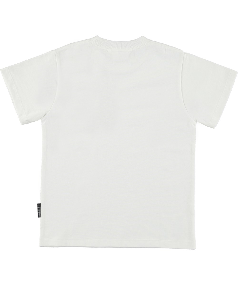 Roxo - SK8 - White t-shirt with SK8 print