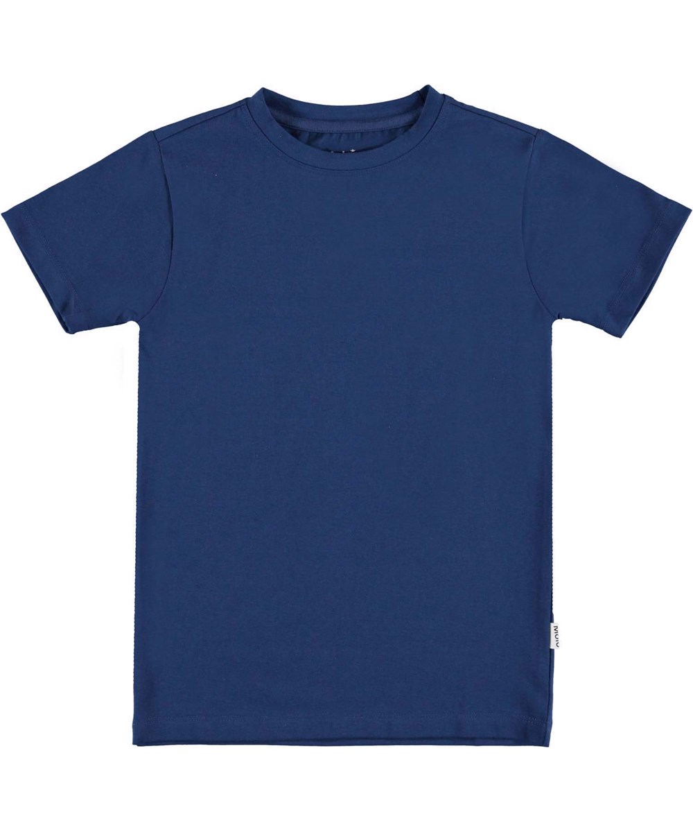 Jamie 2-Pack - White Blue - 2-pack t-shirts in dark blue and white