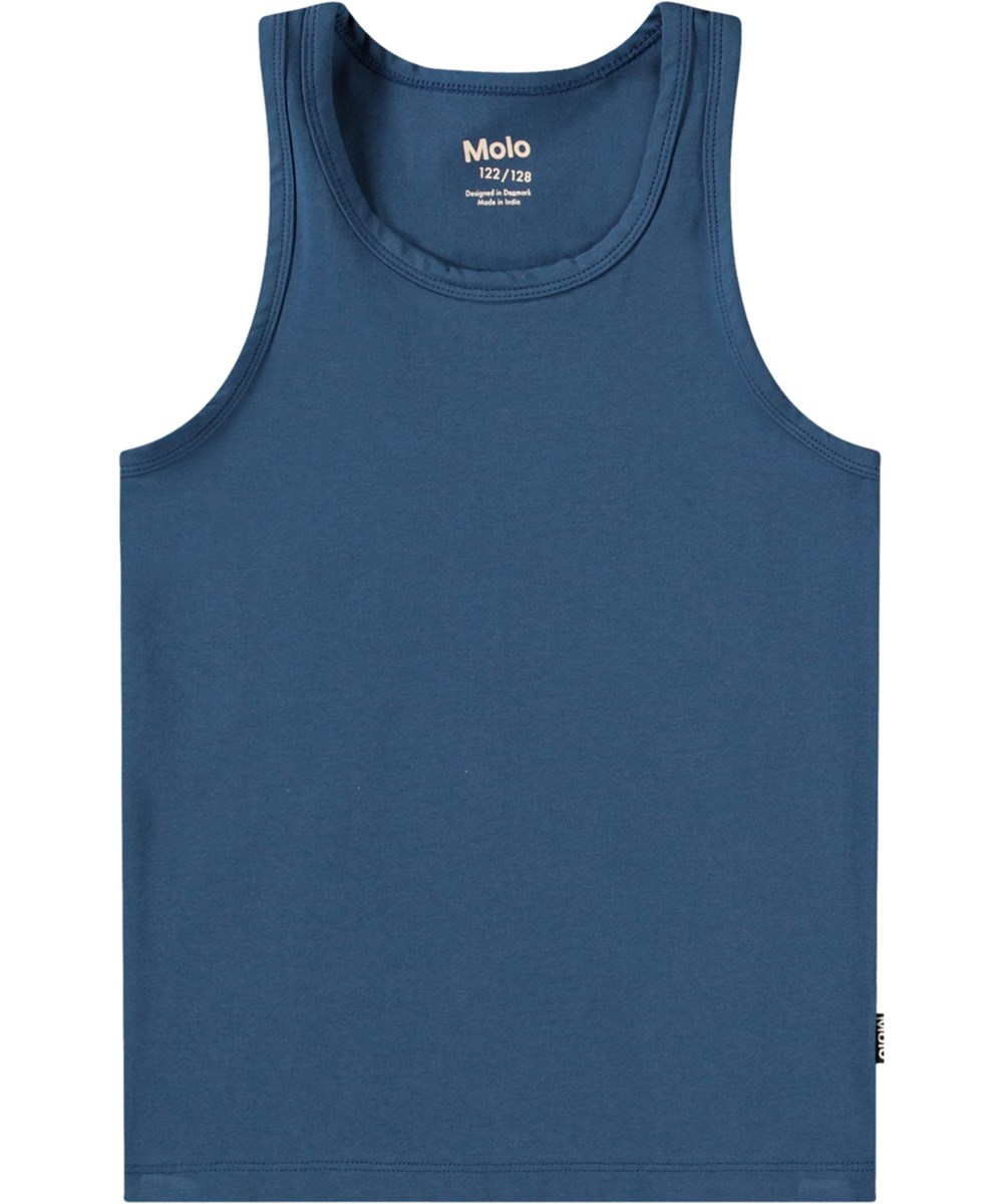Jayden 2-pack - Best Sky - 2-pack of tank tops for children in soft organic cotton.