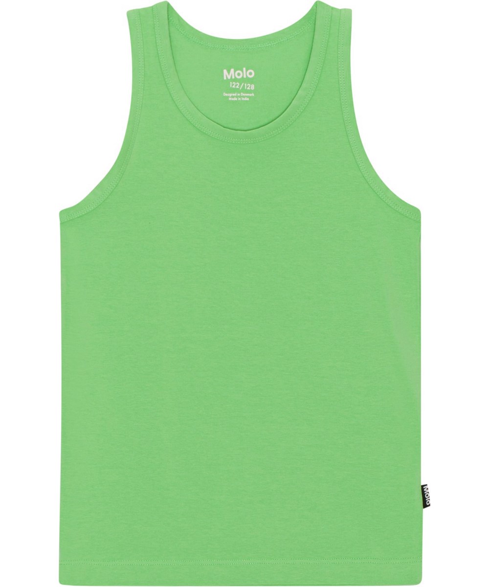 Jayden 2-pack - Grass Smiles - 2-pack organic vests 