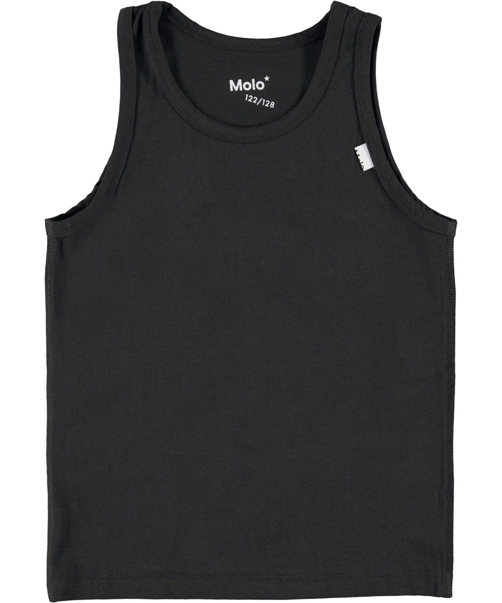 Jayden 2-Pack - Black Sea - Organic 2-pack vest in black and blue