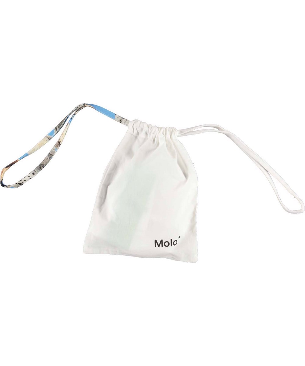 Jayden 2-pack - White Pups - 2-pack vests in white and puppy print