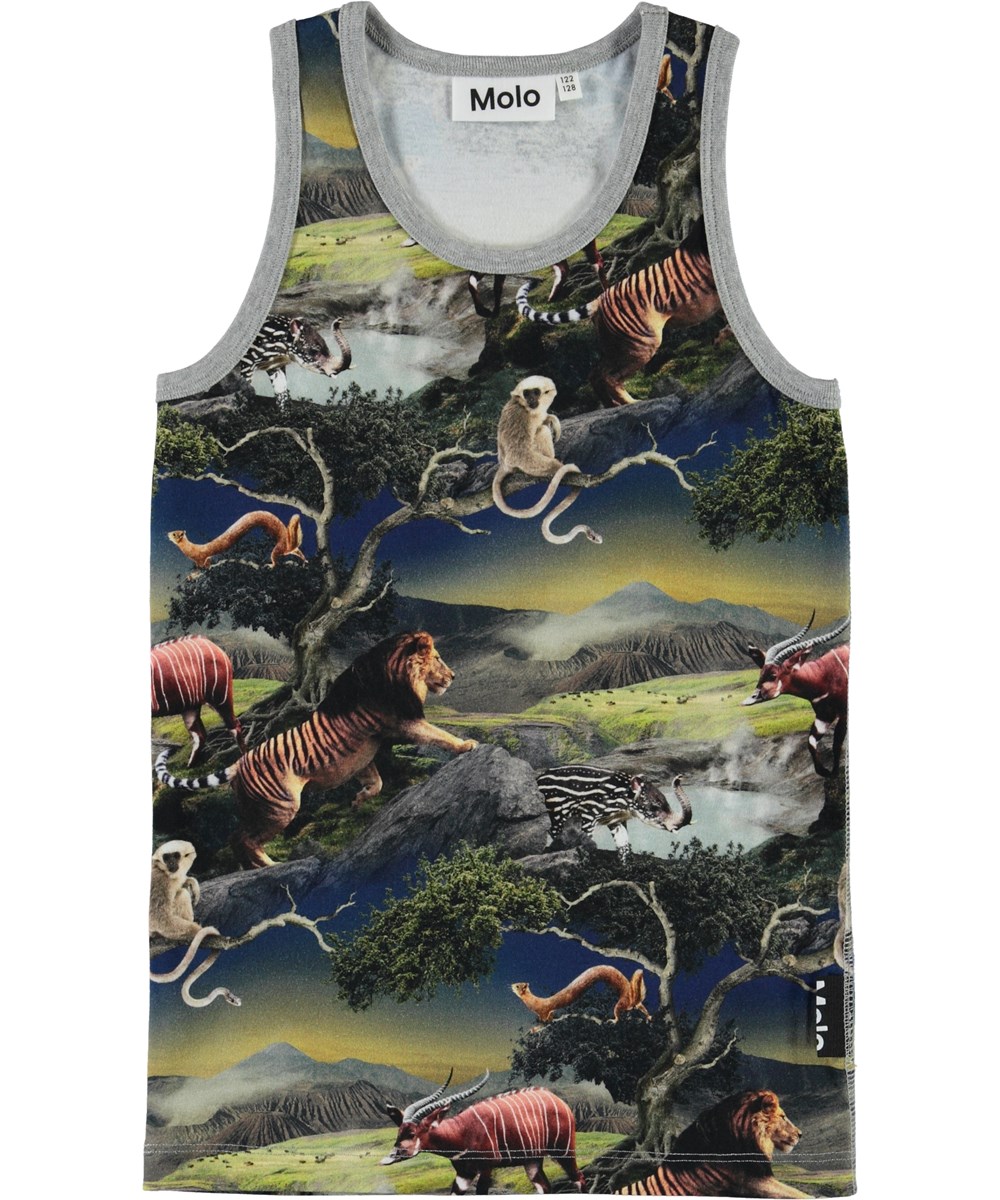 Jim - Future Animals - Organic vest with animals 