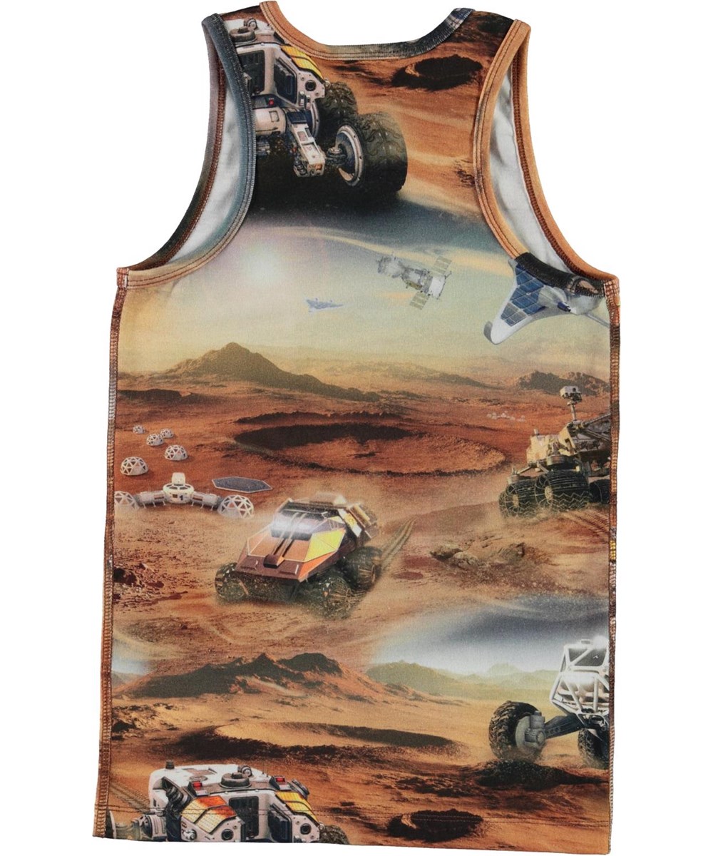 Jim - Mars - Organic vest with Mars print