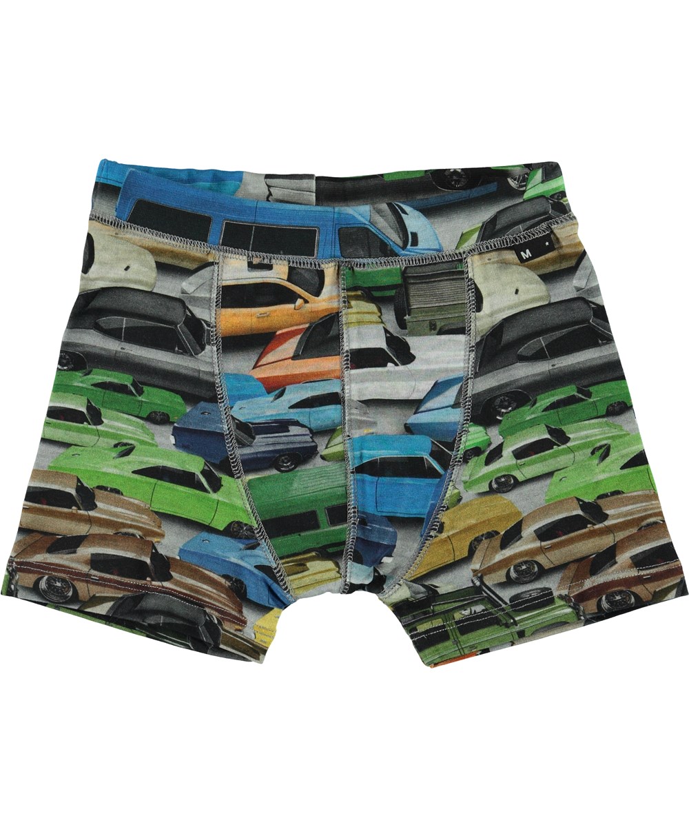 Jon - Cars - Boxershorts with car print 