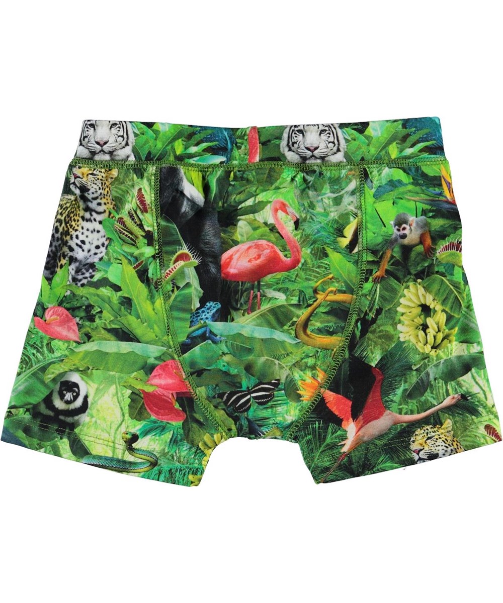Jon - Fantasy Jungle - Organic boxershorts with animal print