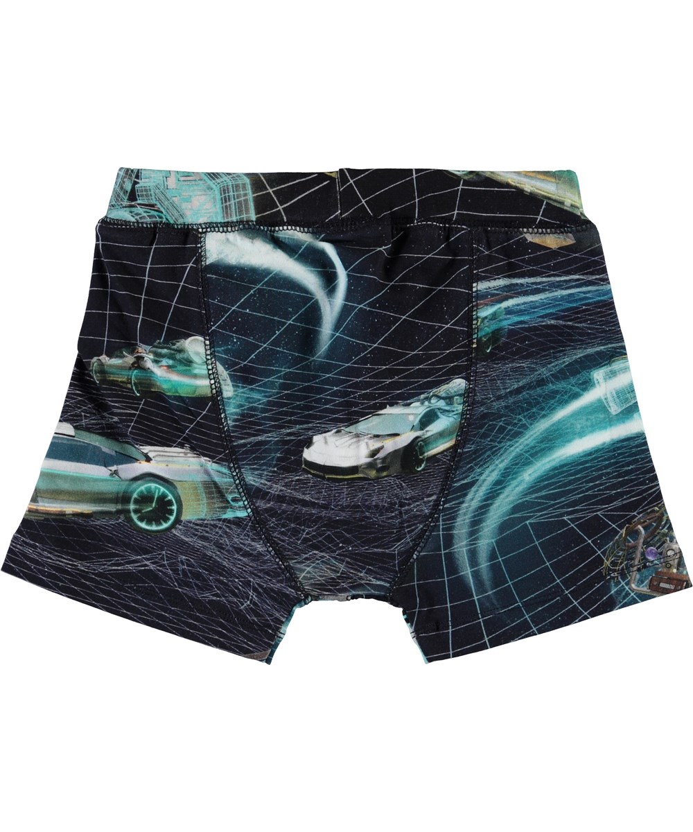 Jon - Time Machines - Organic boxershorts with space travel