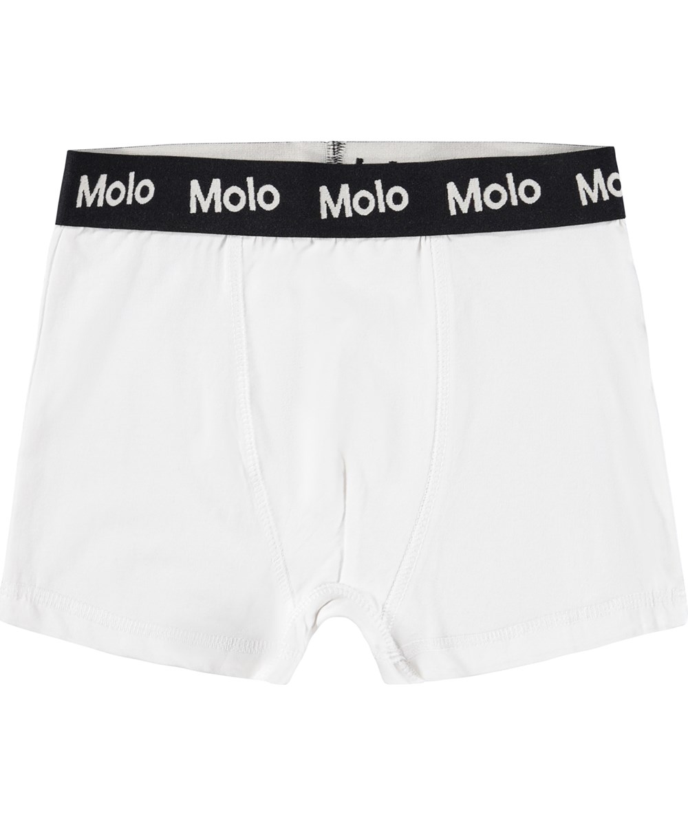 Justin 2-pack - Black White - Organic boxershorts black white