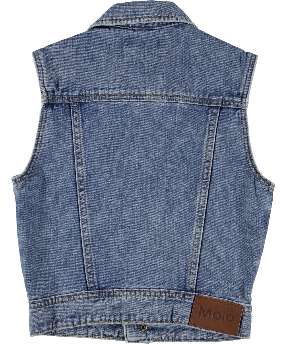 Harry - Stone Blue - Spijker bodywarmer