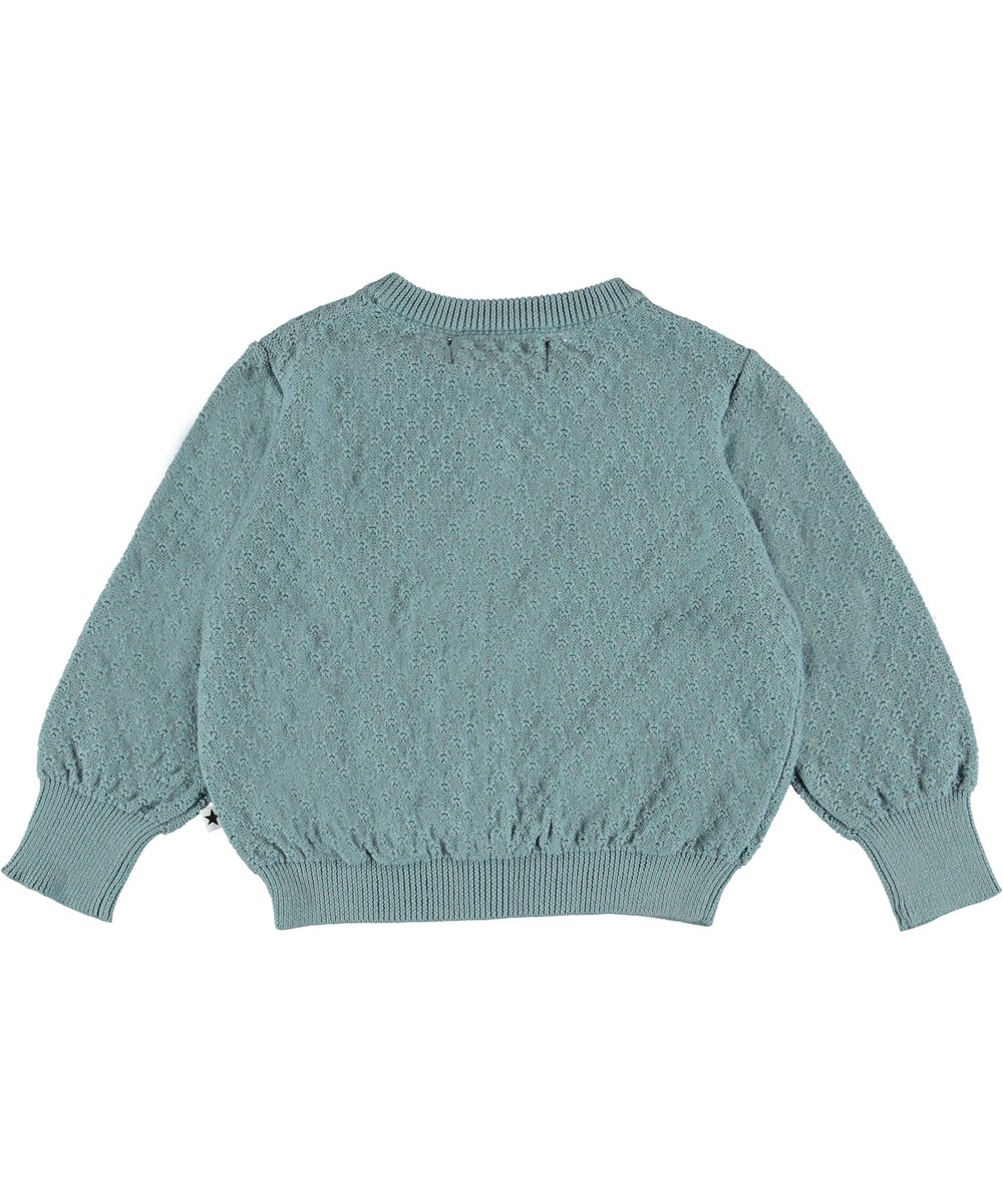 Ginny - Misty Blue - Blauwe babyvest