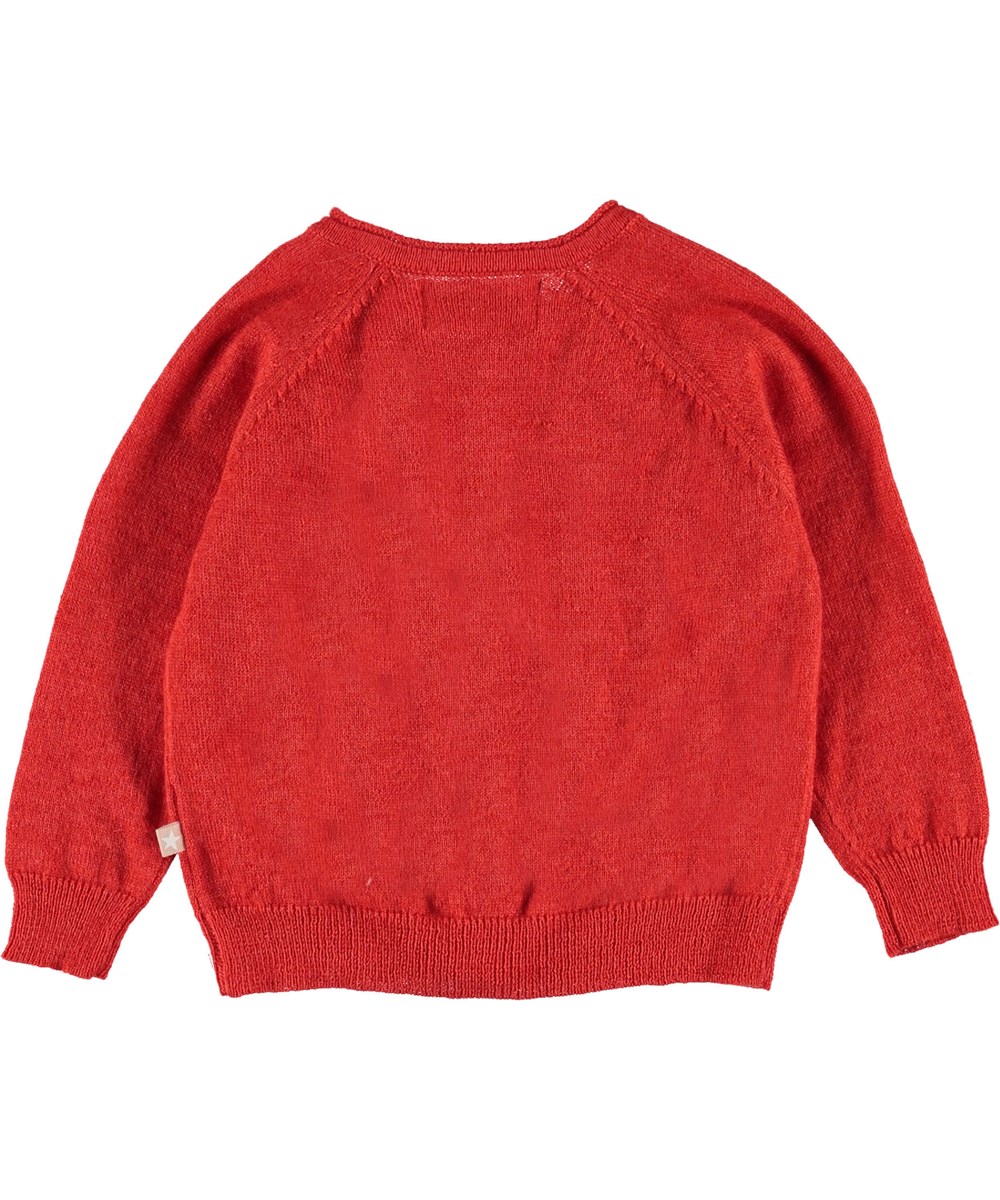 Gladys - Vermilion Red - Rode babyvest.