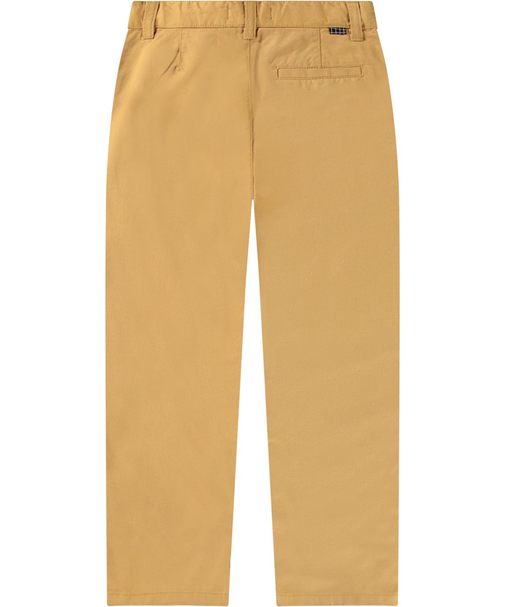 Ace - Suede - Lysebrune chinos i bomuld til børn.