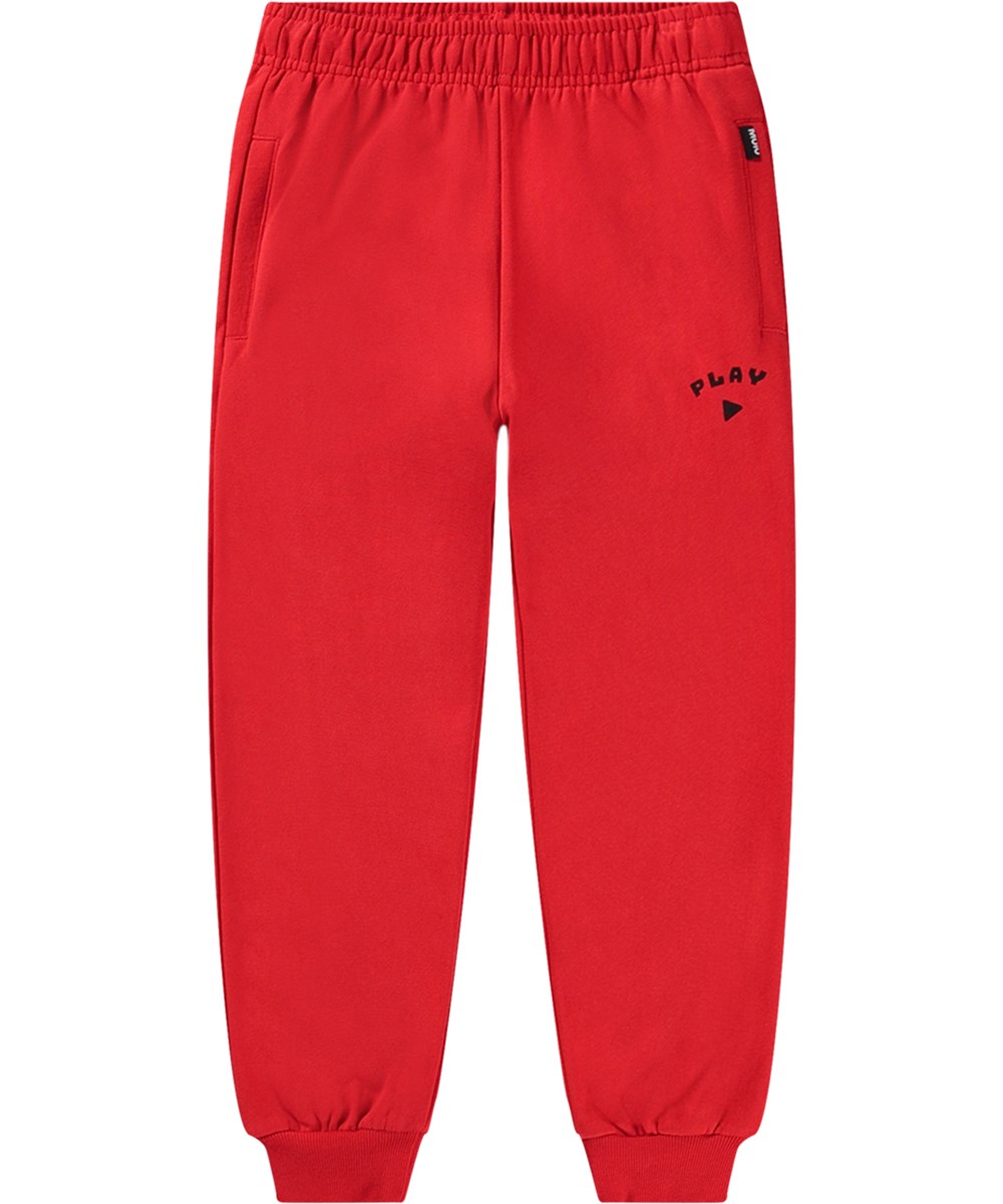 Adani - Adrenaline Rush - Røde økologiske sweatpants