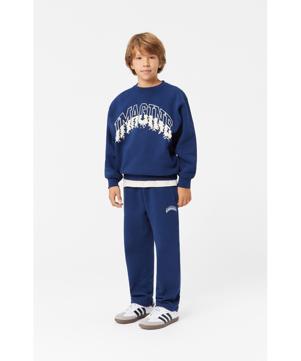 Adri - Oceanic - Mørkeblå økologiske sweatpants