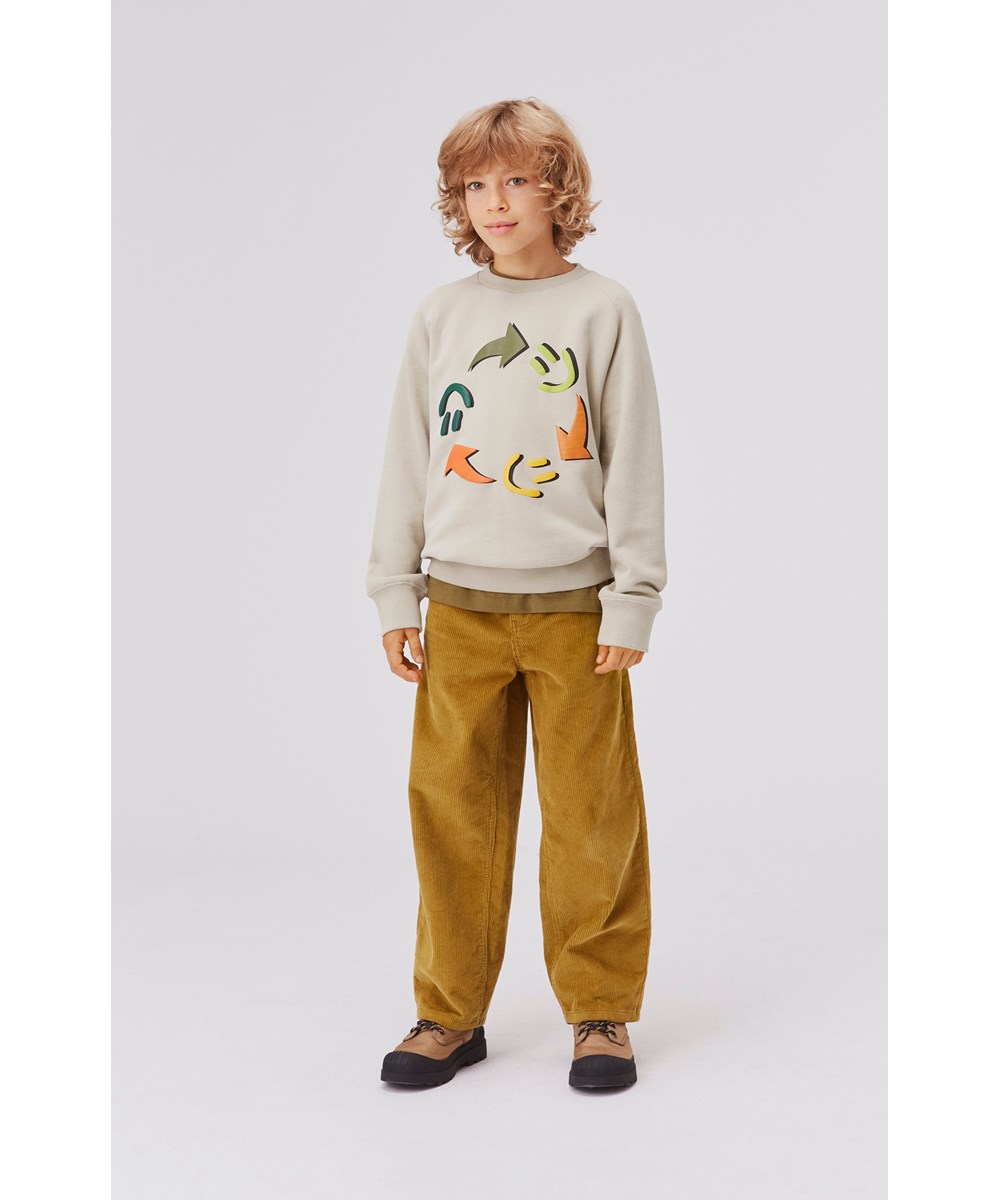 Aiden - Fern - Brede fløjl skater bukser