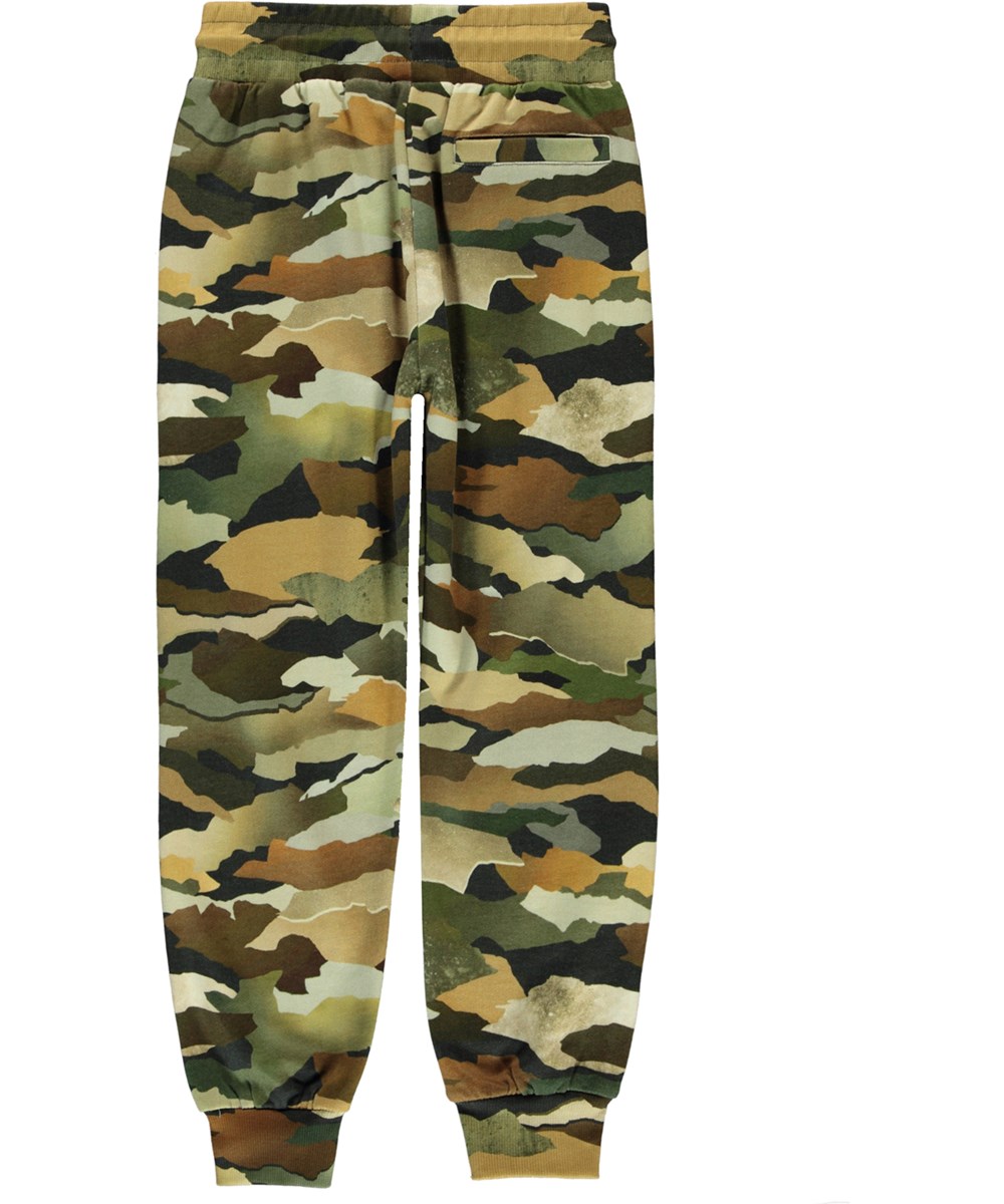 Alvar - Earthy Camou - Økologiske sweatpants med camouflage print