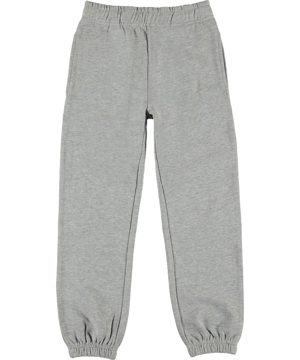 Am - Grey Melange - Grå sweatpants