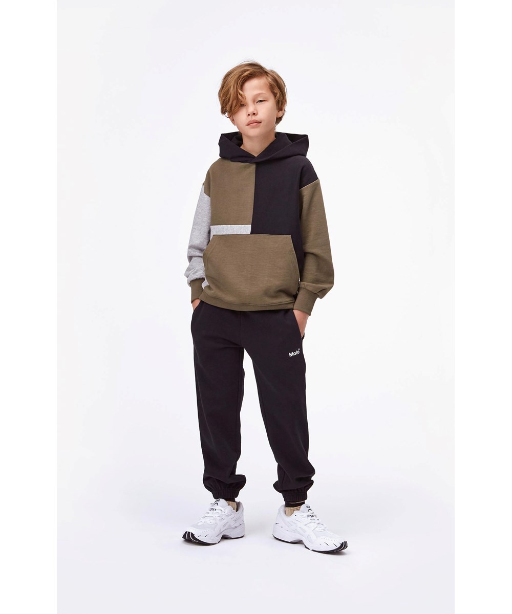 Am - Black - Sort sporty sweatbukser