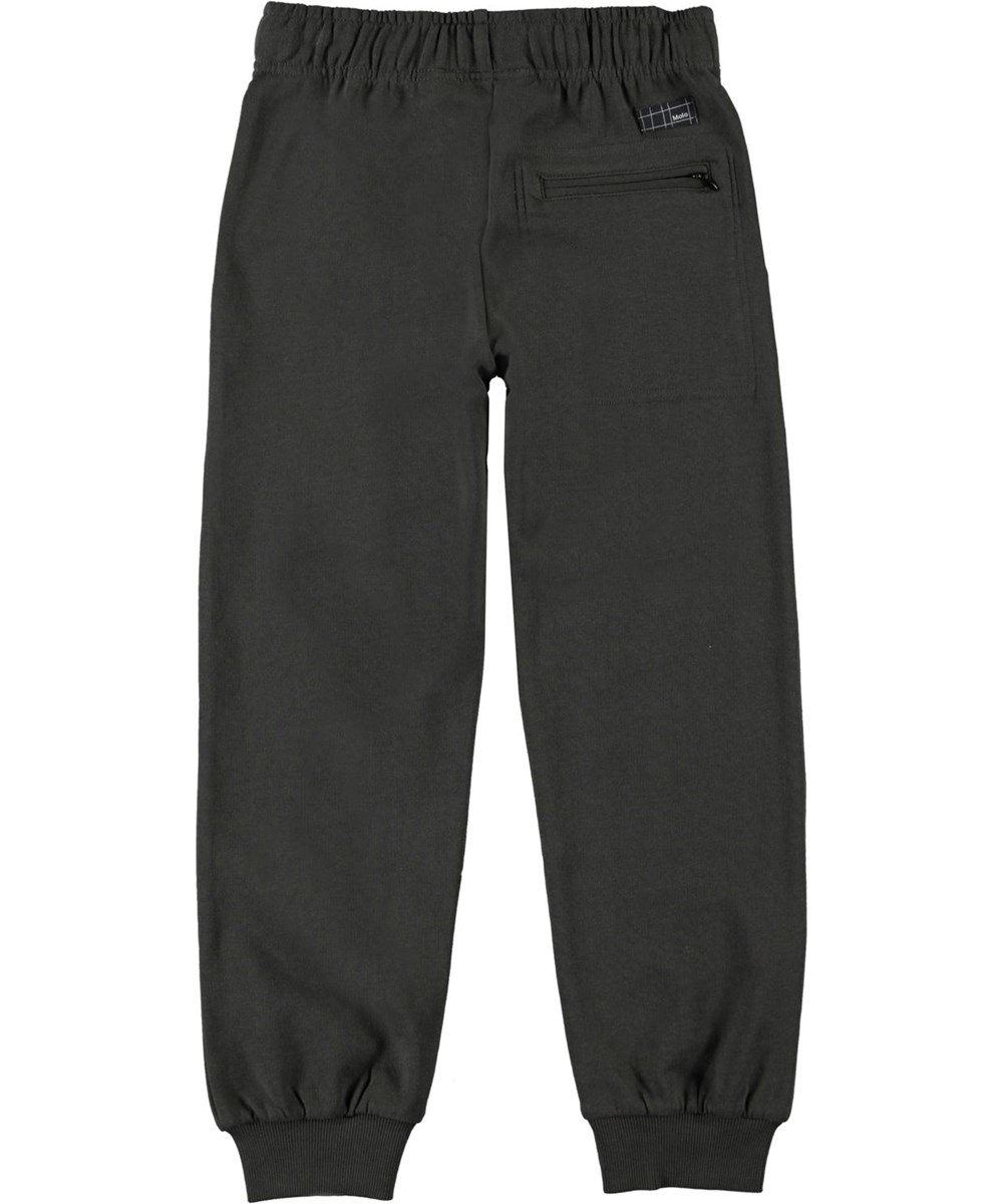 Ame - Beluga - økologiske sorte sweatpants