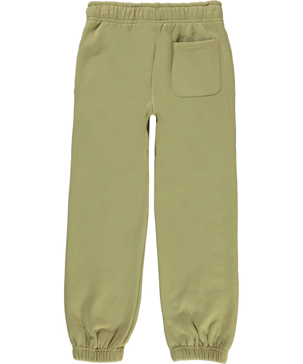Ams - Cedar - Faded grøn sweat pants.