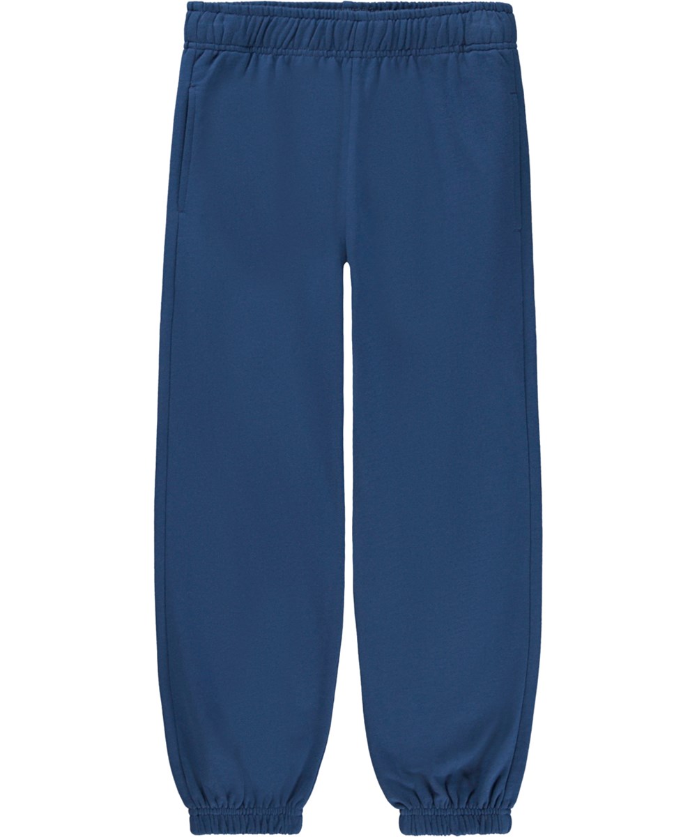 Ams - Indigo - Mørkeblå økologiske jogging bukser