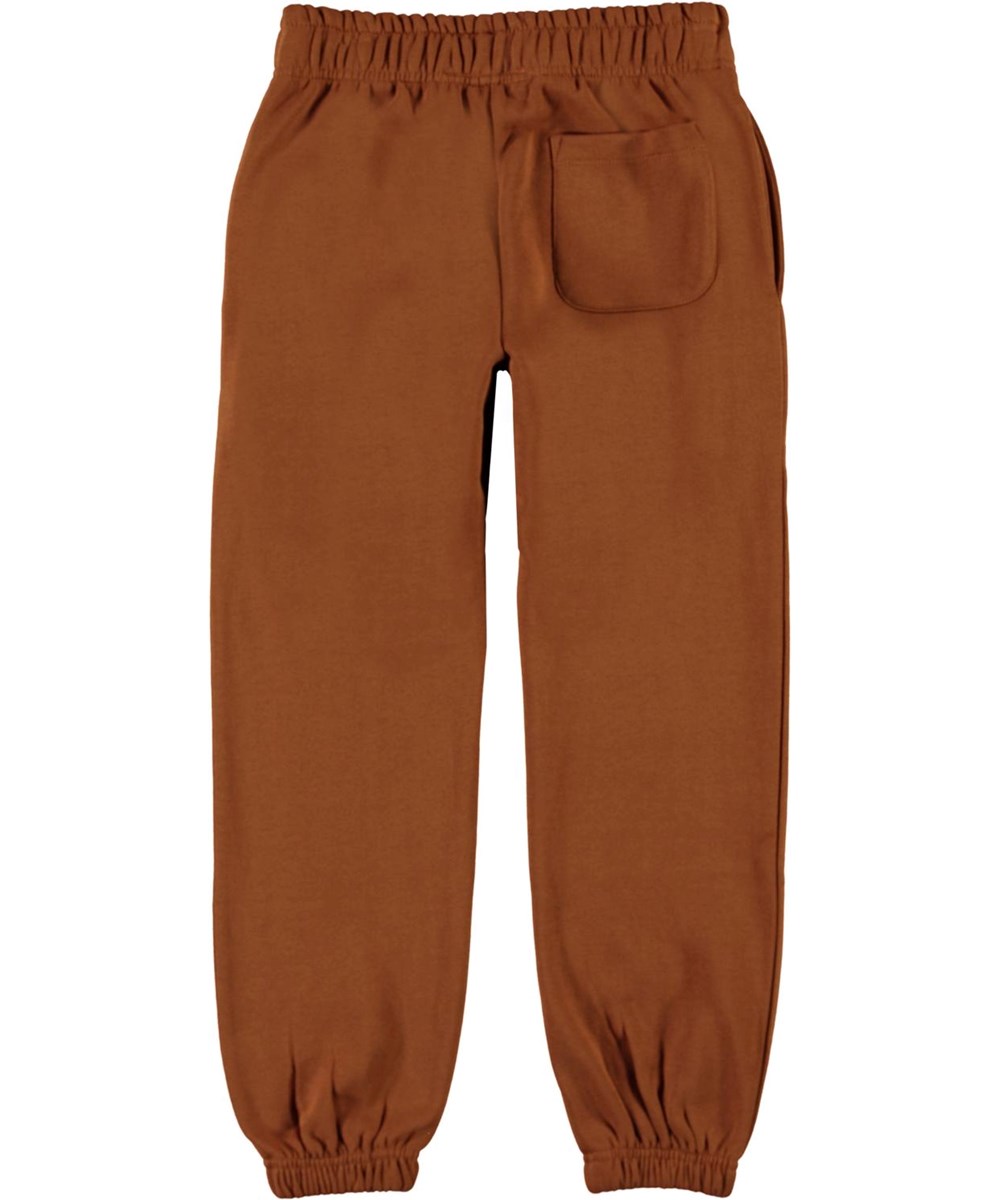 Ams - Iron - Økologiske brune sweatpants 
