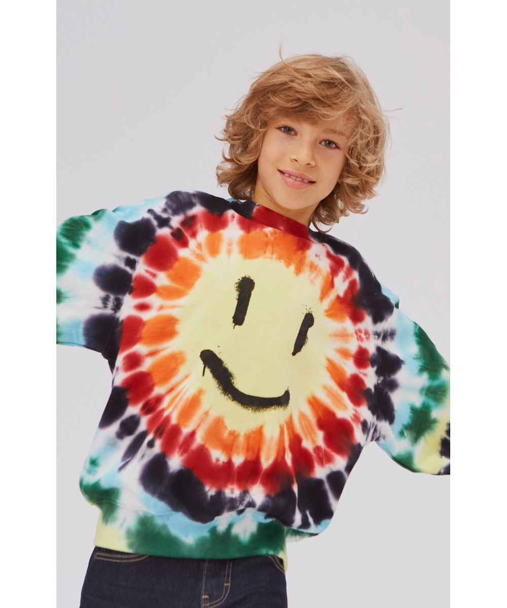 Andy - Dark Denim - sorte jeans med slid