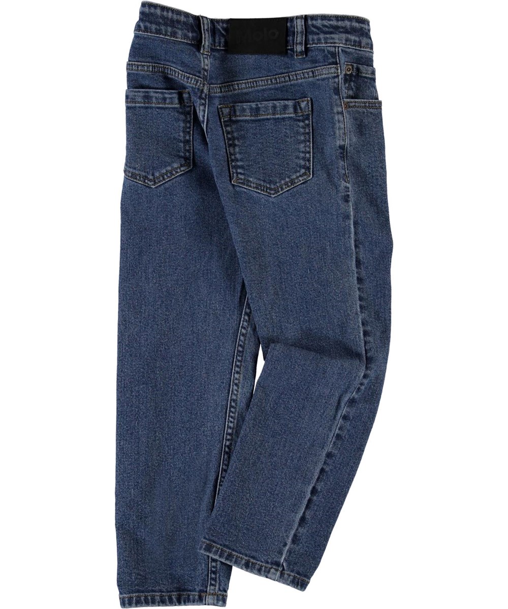 Andy - Hv_Washed Denim - Blå denim afslappede denim jeans 