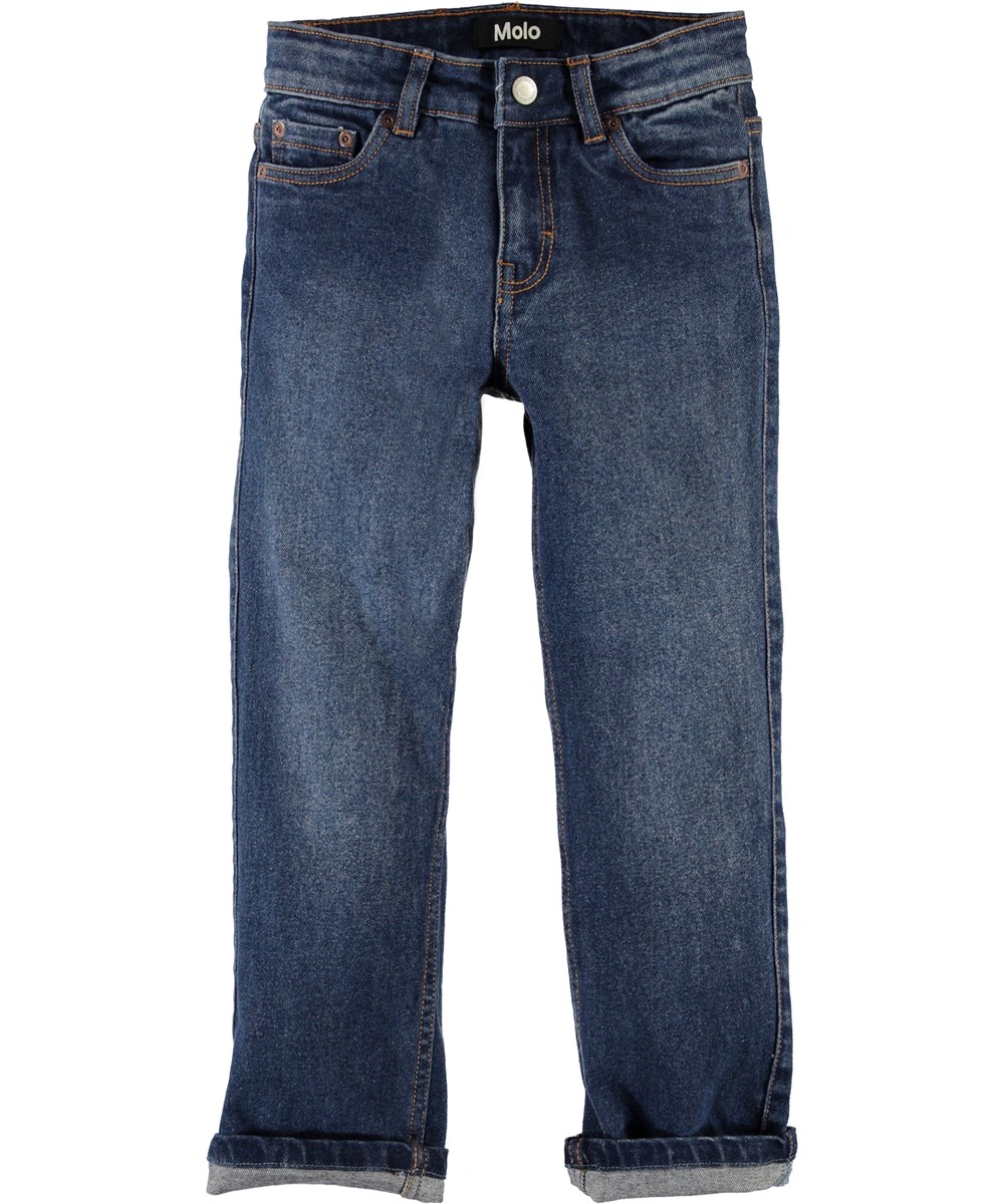 Andy - Rinse Wash - Blå brede jeans