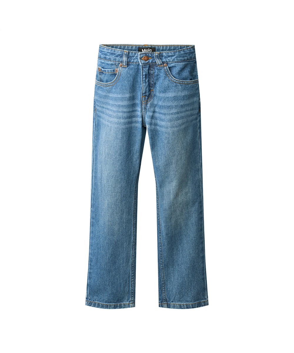 Andy - Vintage Indigo - Blå jeans i økologisk bomuld med lige ben