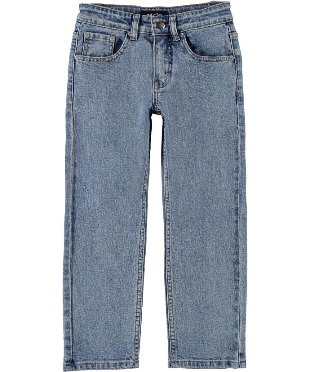 Andy - Stone Blue - Blå jeans med løs pasform