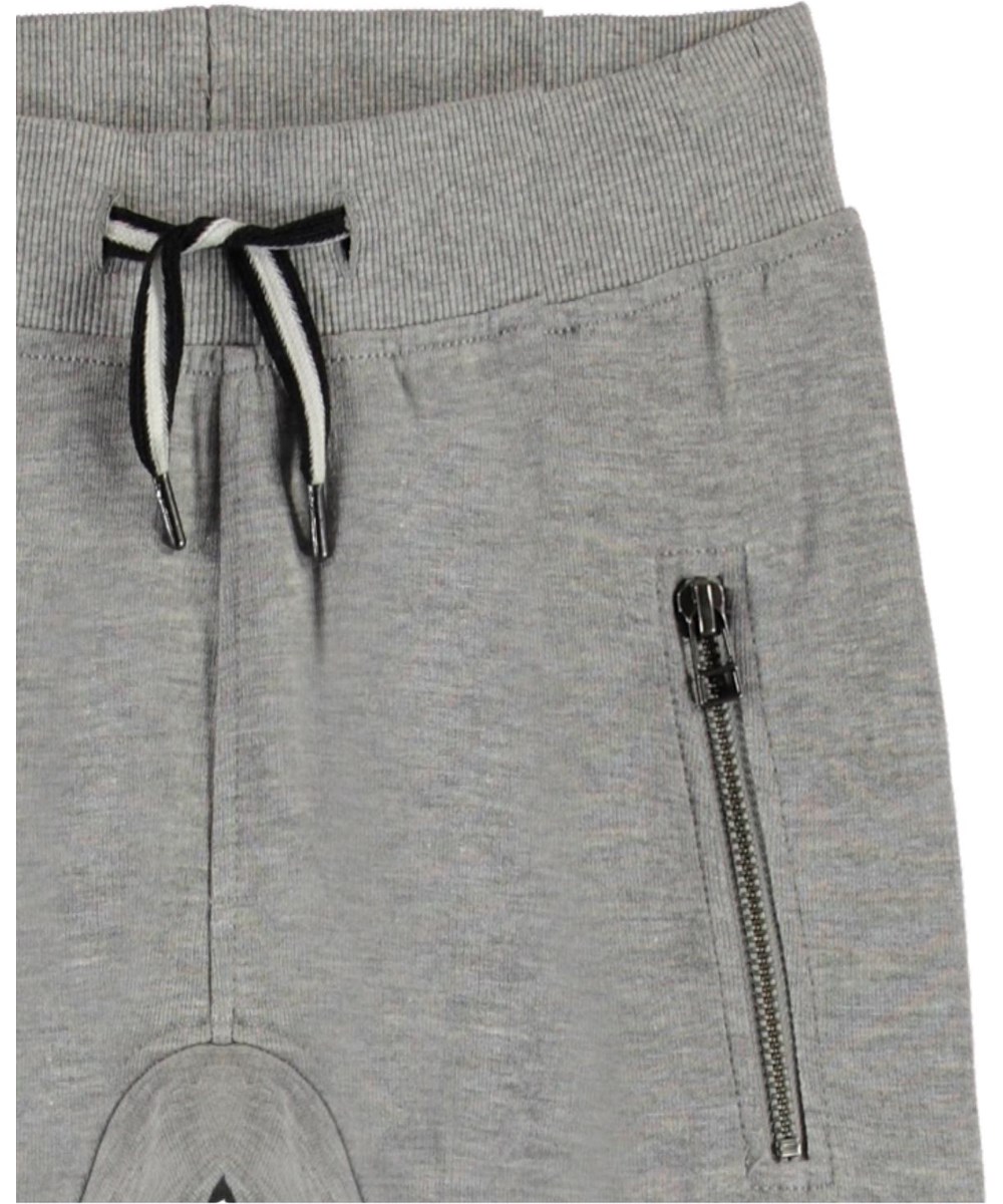 Ashton - Grey Melange - Grå sweatpants