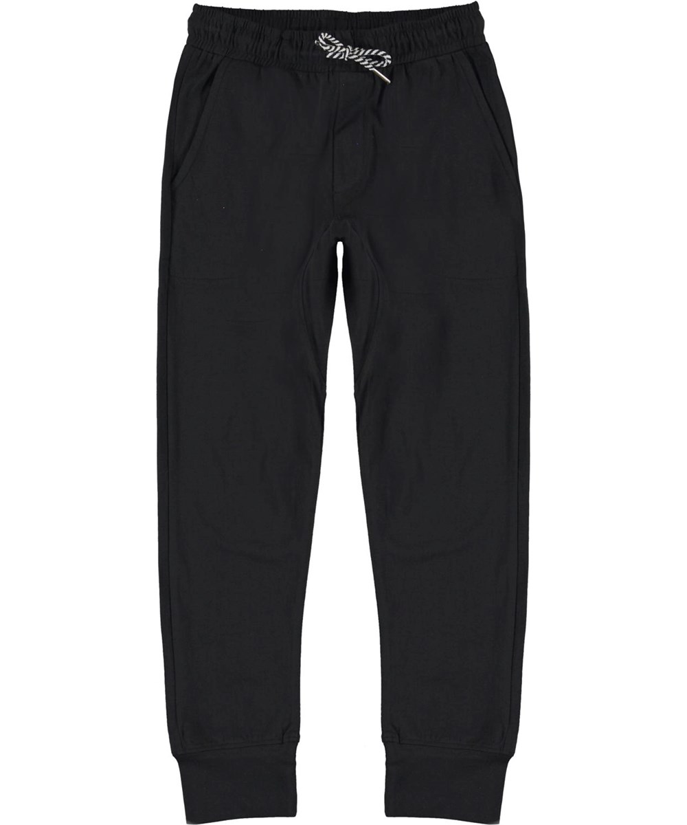 Avant - Black - Økologisk bomulds sweat bukser