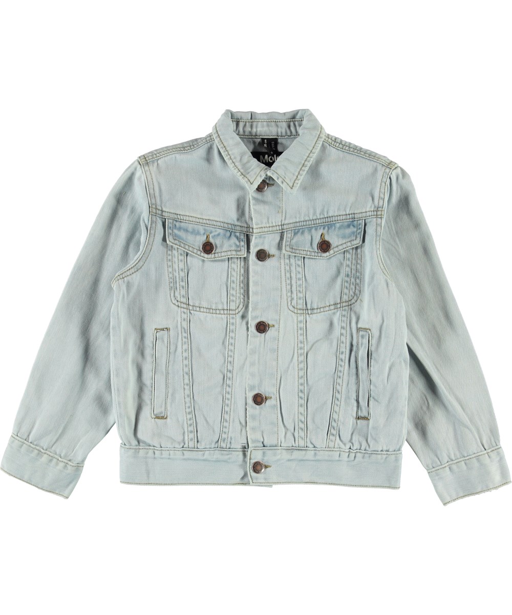 Harald - Even Pale Wash - Lyseblå denim jakke