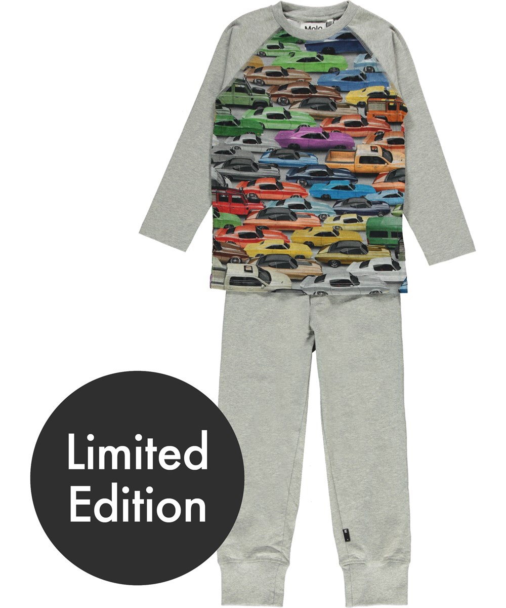 Tedros - Cars - Bluse og bukser med bil print