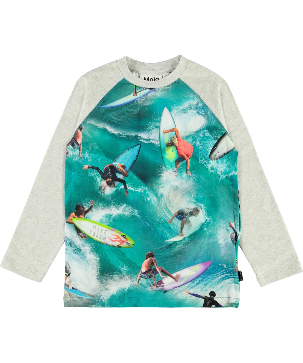 Tedros - Surf - Bluse og bukser med surf print