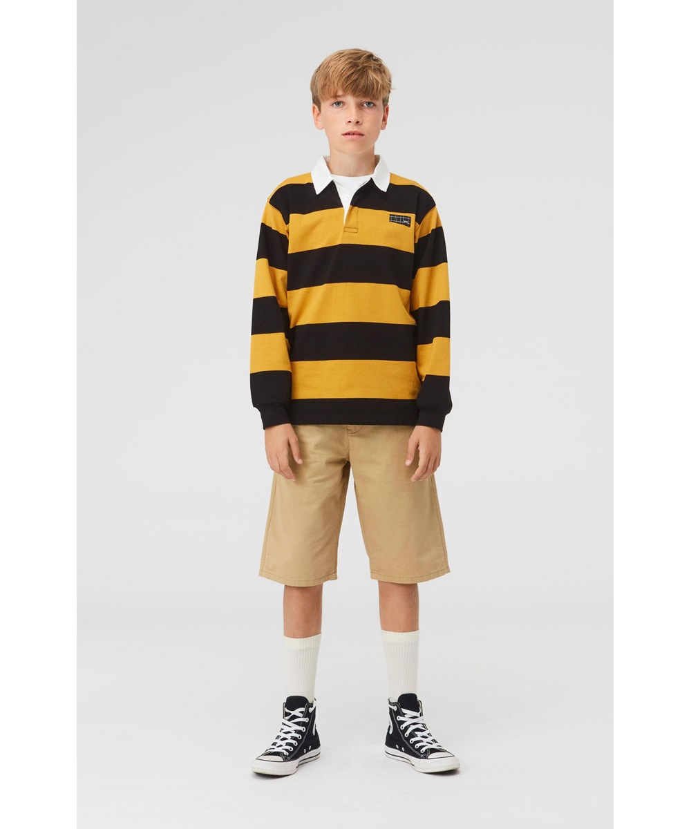 Alan - Gravel - Sand farvede chino shorts